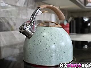 Scott, wow, you unloaded on stepdaughter's face!