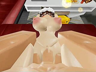 Visiting Friend in Winter for Hot Big Ass Action