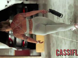 After gym, I flashed and showered with a monster cock personal trainer.