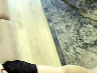 petite and hot tight pussy amateur college art student plays with a big dick guy with a slow teasing and edging handjob