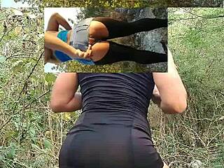 Showing My Tasty Little Ass In The Mountain Fantasy Scene