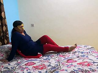 watch this indian milf bhabhi take a rough blowjob and swallow cum?