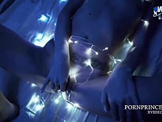 My stepsis surprises me at night with rough russian blowjob and deepthroat.