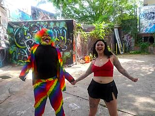 Josie jaxxon cheats on husband with gibby the clown in atlanta 😈