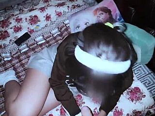 big brazilian woman fucks skinny guy bareback, loving her huge ass and tits 😍