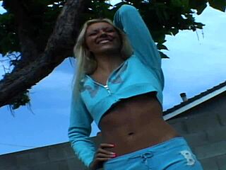 Fucking Blonde Mom Bent Over for Intense Action