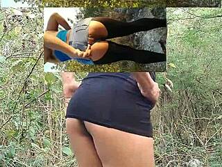 Showing My Tasty Little Ass In The Mountain Fantasy Scene