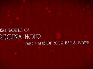 Masa yoga di pejabat dengan Regina Noir