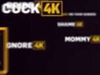 Cuck4K: Marido mira a esposa en medias follar en escritorio