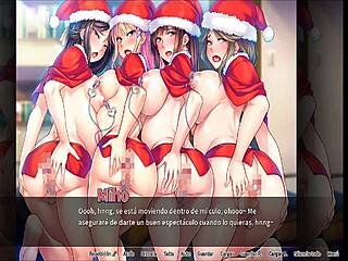 تانيا تيت ولوسيا لوف يلعقان الكس الرطب بلهفة. يمزقان الملابس في الشغف.