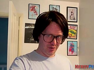 Yorkshire nerds tricked into wild cock sucking by sneaky amateurs