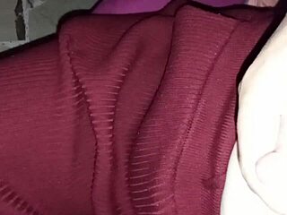 She bathes in milk straight from huge nipples