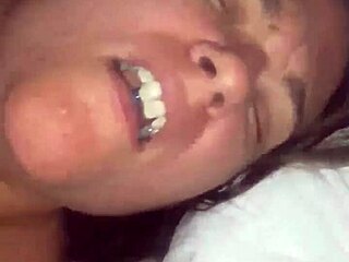 Fucking girlfriend's wet pussy in hotel