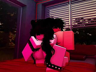 อ๊ะ สลัดตัวเล็กนี่อ้อนวอนให้ฉันเย็ดแรงบนโรบล็อกซ์!