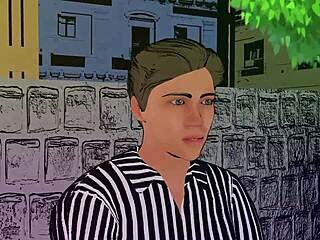 Step-son catches step-mother touching herself in bathroom.