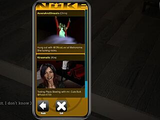 brunette takes a leap of faith with big ass