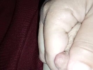 She bathes in milk straight from huge nipples