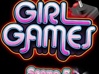 Lela Star and Brooke Belle Rub Big Tits in Hot Lesbian Play