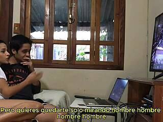 Hey, let me watch the game, woman, can't take it!