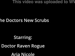 Hey, check out Aria Nicole in new hospital scrubs?