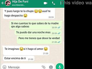 Latina Lady on Phone Begs for More Action in Secret Web Chat Part 2