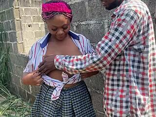 Naughty African Milf Takes Big Black Cock