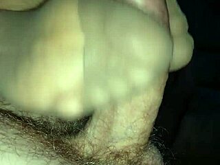 filling nylonsocks with cum after stocking footjob 😈