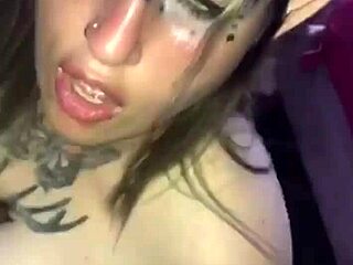 dulce gives a hot titjob with her big natural boobs.