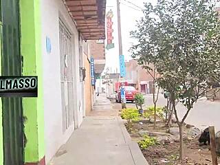 dude, this mexican chick gets pounded by client in her place, taking cum in mouth!