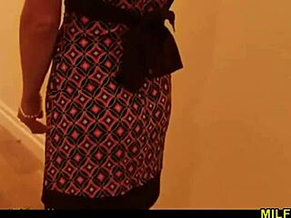 Milf in Stockings Seduces Young Boy on Milfux Com