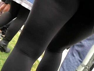 Anna Kasper's Hidden Candid Ass Teases Viewers