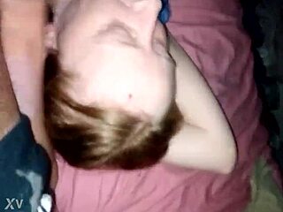 Perfect Shot of Redhead’s Facial Cumshot After Masturbation