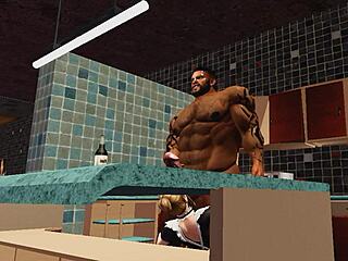 duane brown's maid scores big with interracial twist