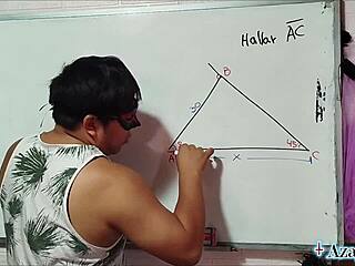 Wow, asian teacher teaches sexual math in bedroom!