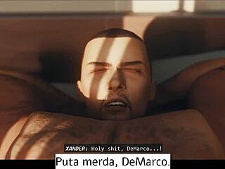 A Helping Hand! Cartoon Gay Action in Wild 3D Style