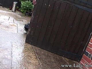 i swear, lady sonia got barebacked outdoors as trophy wife