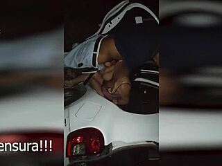 Dogging with neighbor in car