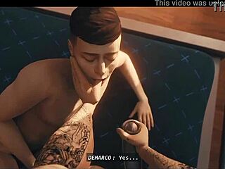 A Helping Hand! Cartoon Gay Action in Wild 3D Style