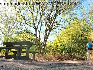 Porn Picnic with Sexy Tits in Shorts Outdoor