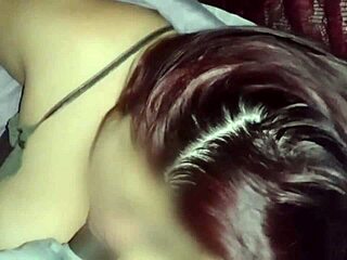 Hey, sucking my neighbor’s tasty cock during movie night!