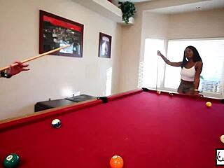 Ever seen pool game lesbians Kris Riot and Harmonie Marquis lick?
