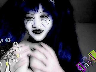 Asian Clown Strips in Softcore Thong Tease