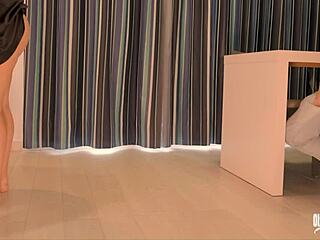 Fucking My Stepdaughter In The Kitchen And Cumming Inside Her