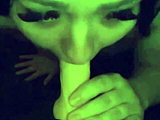 hey, wanna see me suck my huge dildo like a slut?