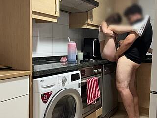 while i’m on the phone with my boyfriend, stepdad eats me out and pounds hard till creampie.