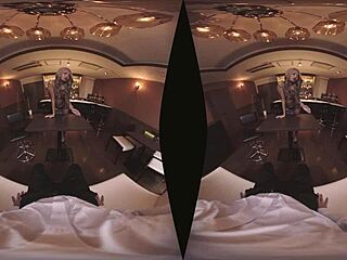 Getting down with a Japanese barmaid in wild VR action