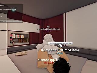 Dobim jebano in napolnjeno s creampiejem od požrešnega moškega v igri Roblox condo