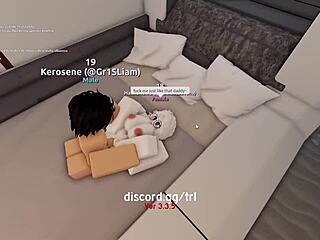 I get fucked and filled with creampie by horny man in roblox condo game.