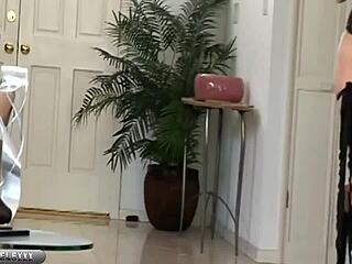 Missy Monroe rides Lex Steele in anal action. His cum lands on her face.