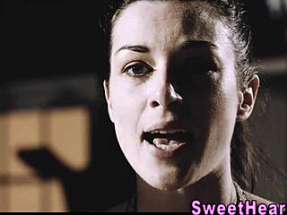 lesbian teens in the locker room eating each other out